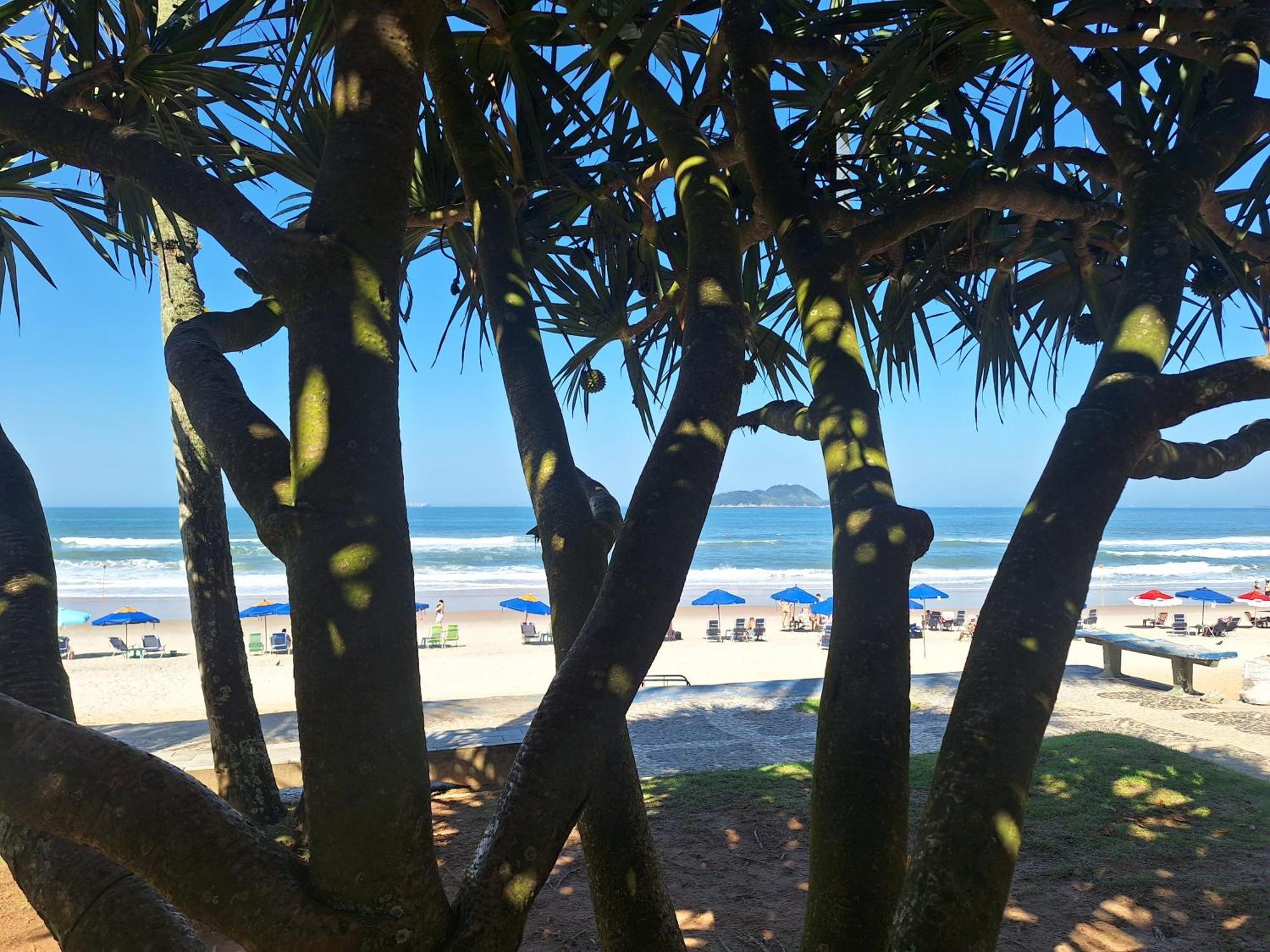 Duplex Pe Na Areia, Praia Do Tombo - Guaruja/Sp. Eksteriør billede