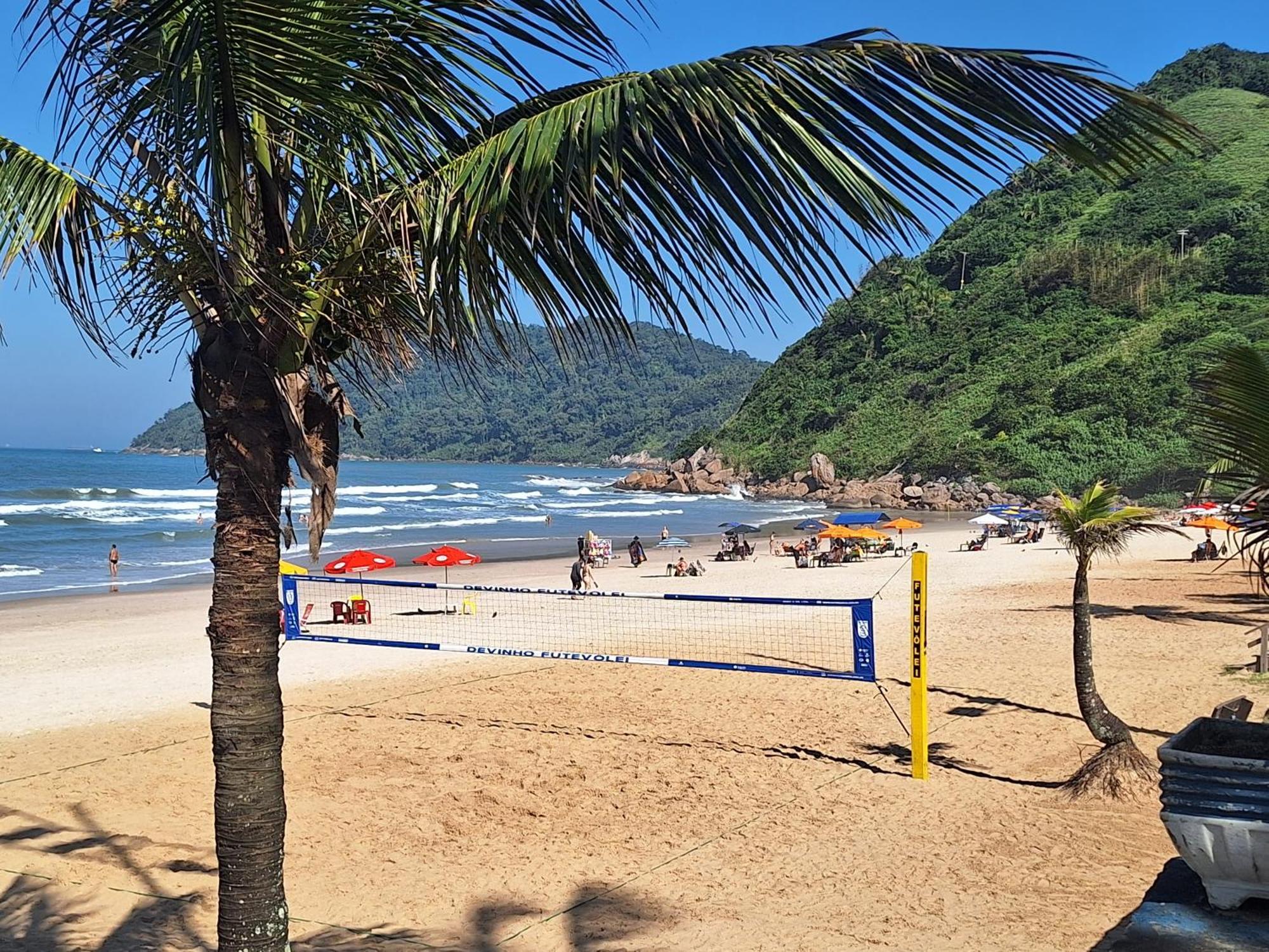 Duplex Pe Na Areia, Praia Do Tombo - Guaruja/Sp. Eksteriør billede
